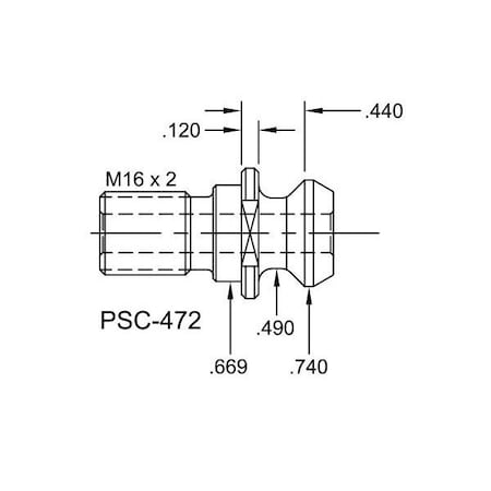 Tj Davies Co Coolant Through Retention Knob PSC-472